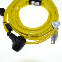 CORDON ADAPTATEUR RV 15 A M&Acirc;LE &rarr; DUAL TT‑30 / 5‑15 FEMELLE