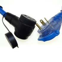 CORDON ADAPTATEUR RV 30 A M&Acirc;LE &rarr; DUAL TT-30 / 5-15 FEMELLE