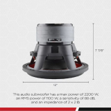 TXX-BDC4-12 Subwoofer - Quad Stack