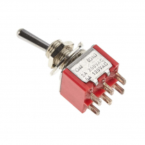 TOGGLE ON-(ON) 5A DPDT