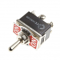 GROS TOGGLE ON-OFF-ON 15A DP VIS