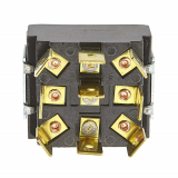 GROS TOGGLE DPDT 15A 1-1/2HP ON/ON VIS