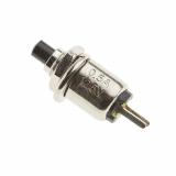 PUSH N/O .5A MINI ROND NOIR