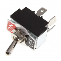 GROS TOGGLE ON-OFF 15A DPST QC .250