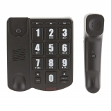 disc TELEPHONE GROS BOUTONS NOIR