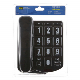 disc TELEPHONE GROS BOUTONS NOIR