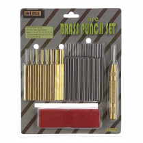 ENSEMBLE DE POINCON BRASSE/ACIER 18PCES