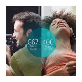 Adaptateur USB MU-MIMO sans fil &agrave; gain &eacute;lev&eacute; AC1300