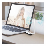 Adaptateur USB sans fil &agrave; gain &eacute;lev&eacute; de 150 Mbps"BOITE OUVERTE"