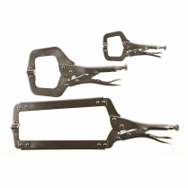 ENS. 3 MCX PINCE SERRAGE EN "C" BLOQUANTE