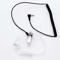 ECOUTEUR PRISE 3.5MM MONO 90 DEG AVEC CABLE SPIRAL