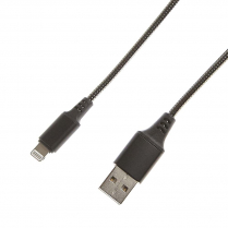 CABLE USB METALLIQUE LIGHTNING 1M