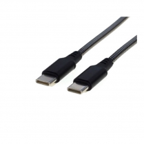 CABLE USB METALLIQUE TYPE-C &Agrave; TYPE-C