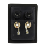 BORNIER HAUT-PARLEUR 2xSPEAKON 2x1/4 2xBANANE