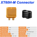 CONNECTEUR DOUBLE BULLET F CHASSIE ET MALE CABLE 60A