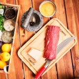 F.Dick Red Spirit Butcher Knife "Hektor" Kullenschliff 10"