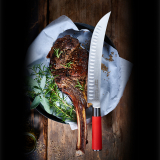F.Dick Red Spirit Butcher Knife "Hektor" Kullenschliff 10"
