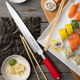 F.Dick Red Spirit Yanagiba Carving/Sushi Knife Red 9.5"