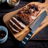 F.Dick 1905 Santoku Knife Kullenschliff Black 7"