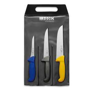 F.Dick ErgoGrip Knife Set (3 Pcs - 3 Colors)