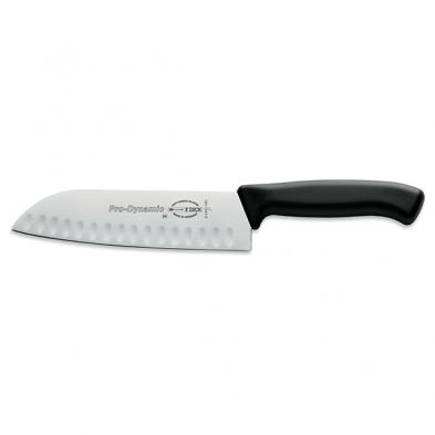 F.Dick ProDynamic Series 7" Santoku Knife, Kullenschliff Blade, Black