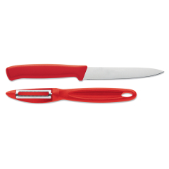 F.Dick ProDynamic Knife Set with Peeler Red (2 Pcs)