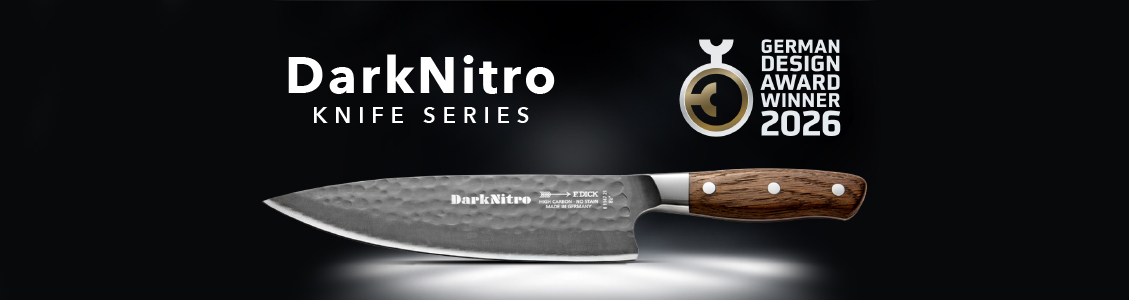 Dark Nitro knife series landing page main banner image