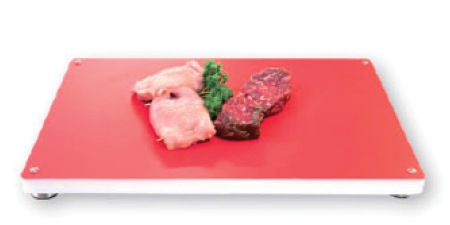Profboard red sheet used for raw meat