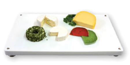 Profboard shown with white sheet used for dairy