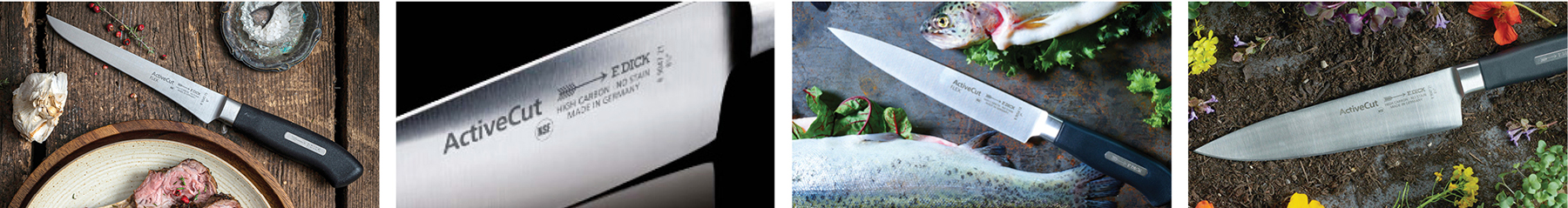 FDick Active Cut series knives displayed in a banner style image