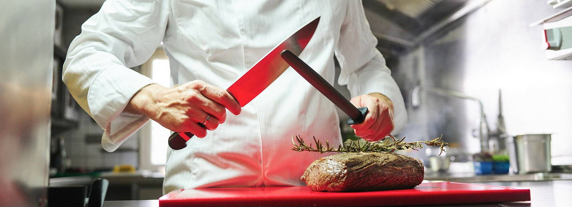 How to Use a Sharpening Steel to Hone a Knife.