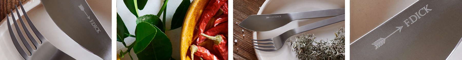 F.DICK Pure Metal cutlery series banner image