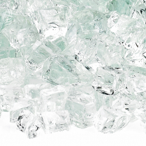 1/2" Clear, 10 lb. Jar Fire Glass