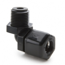 MALE ELBOW, 3/8 X 1/2" COUPLING