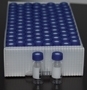 Vial & Cap 2mL CLR 9mm Green PTFE/Red Sil