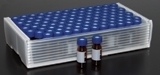 Vial & Cap 2mL AM 9mm Green PTFE/Red Sil