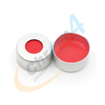 Cap Crimp 11mm Seal Silver PTFE/Sil/PTFE