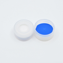 Cap Snap 11mm Blue Blue PTFE/WHT Sil Cross-slit