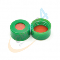 Cap Screw 9mm Green Ribbed FEP/Red Rub Sil