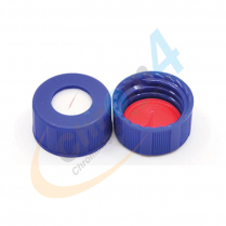 Cap Screw 9mm Blue Ribbed Bonded Red PTFE/WHT Sil Slit