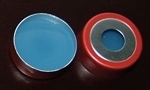 Cap Crimp 20mm Mag. Red Seal Trans. Blue PTFE/Sil