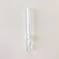 100&micro;L Glass LV Insert Bottom Spring, Silanized, 5x30mm