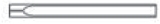 GC Liner, Splitless, Single Taper, Deactivated, 4mm, Agilent