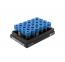 2D Data Matrix Tubes XXLX4000 (&micro;l) Side Code, blue caps, 24x