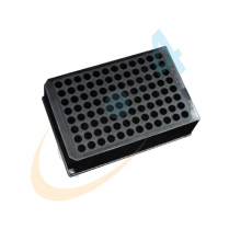 96-Well Deep, 1ml, Black PP, Round Well, U-Bottom