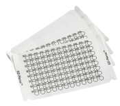 Zone Free -X-pierce pre-scored film 96 Well Round - sterile