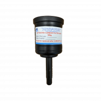 Charcoal cart (exhaust filter), 100 g loaded, KOH, acid vapo