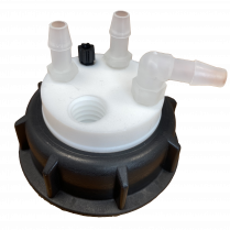 SmartWasteCap S60, 1 charcoal cart filter port + 3 leak(s) (