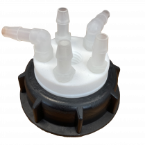 SmartWasteCap S60, 1 charcoal cart filter port + 5 leak(s) (