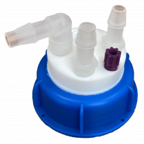 SmartWasteCap Burkle, 1 charcoal cart filter port + 1 entry